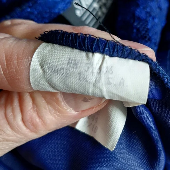 All That Jazz Vintage 1980s Lace Button Up Dress Size 9/10, Style#54244 - Picture 3 of 14